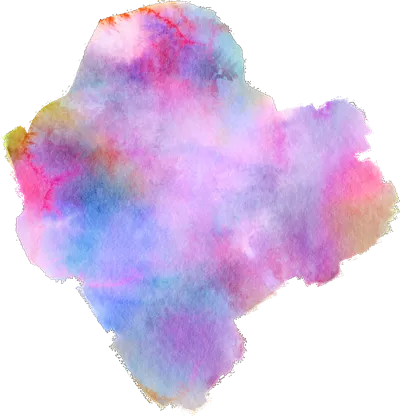 عکس لکه آبرنگ رنگین کمانی