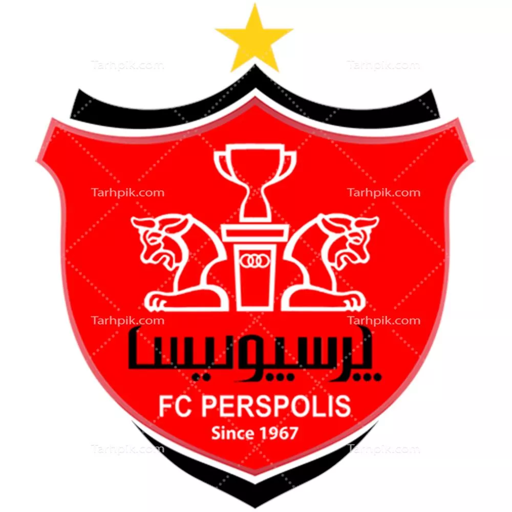 عکس آرم باشگاه پرسپولیس دوربری شده