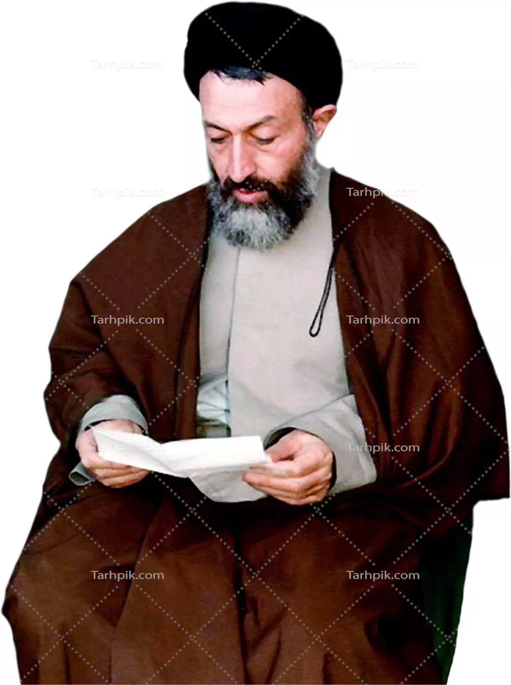 عکس سید محمد بهشتی بدون بکگراند