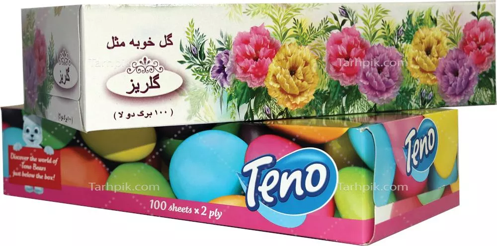 عکس دوربری مجموعه دو عددی دستمال کاغذی