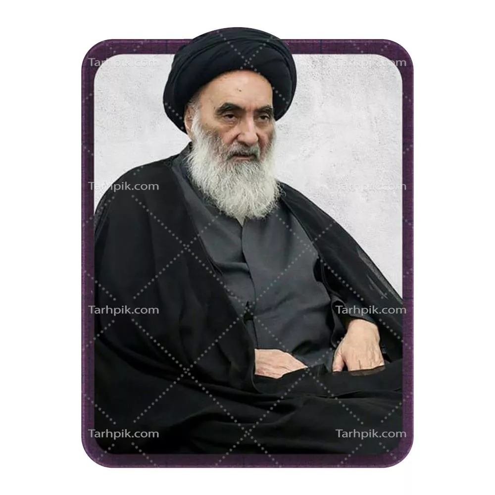 عکس دوربری آیت الله سیدعلی سیستانی از علمای ارشد شیعه