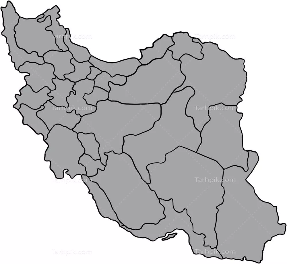 عکس نقشه ایران png