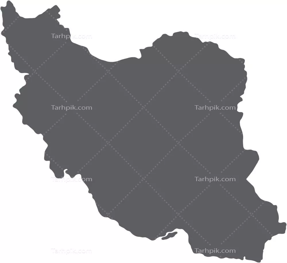 عکس دوربری نقاشی یک تیکه نقشه ایران