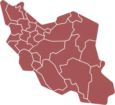 عکس دوربری شده نقشه ایران با فرمت png