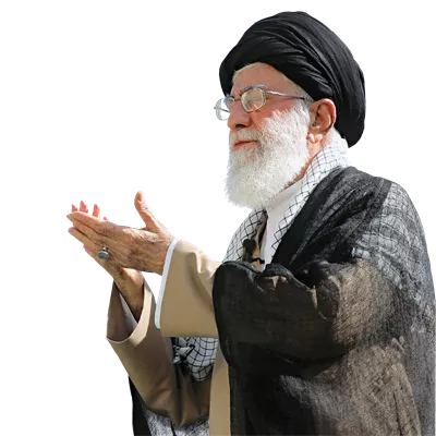 عکس دوربری شده حضرت آیت الله خامنه ای