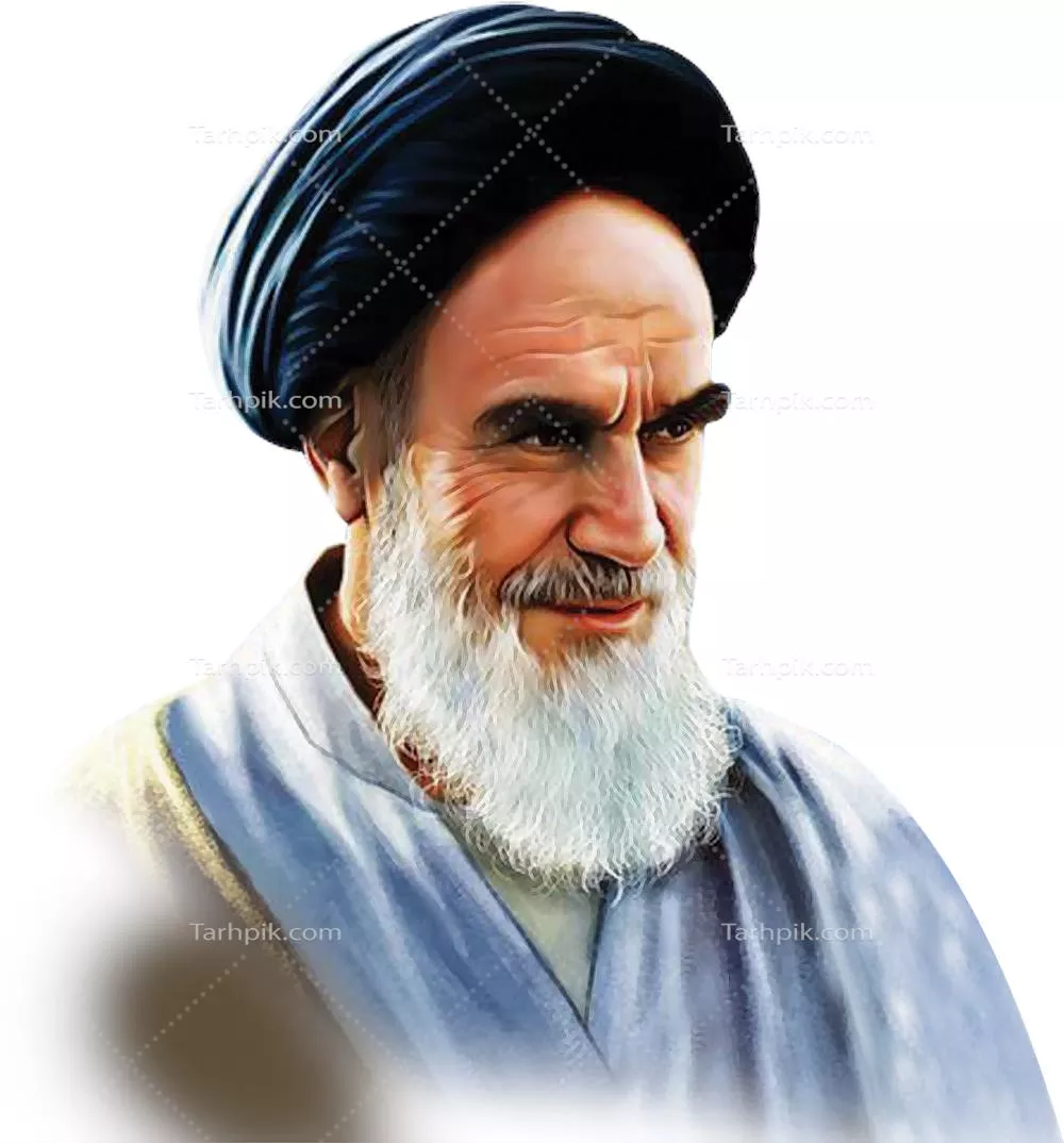 عکس امام خمینی دوربری شده