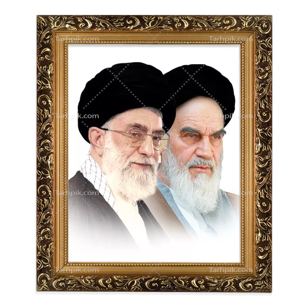 قاب عکس امام خمینی و امام خامنه ای