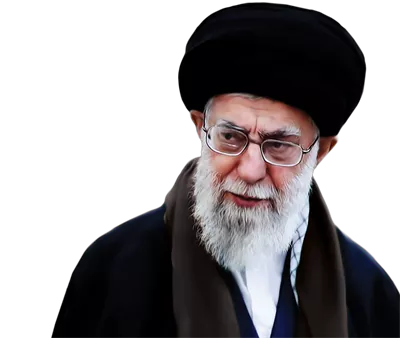 عکس دوربری شده آیت الله خامنه ای رهبر کشور