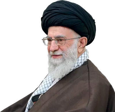 عکس دوربری شده امام خامنه ای رهبر کشور ایران