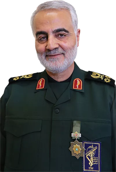 عکس دوربری شده سردار حاج قاسم سلیمانی