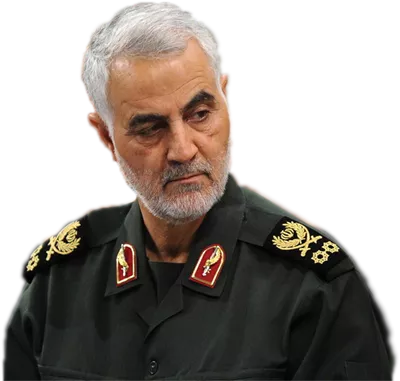 عکس دوربری شده شهید سردار سلیمانی بدون پس زمینه