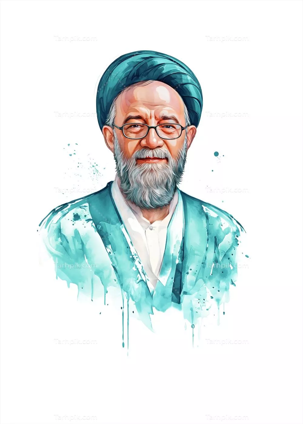 تصویر گرافیکی سید محمد علی آل هاشم