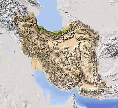 تصاویر با کیفیت نقشه ایران با وضوح بالا
