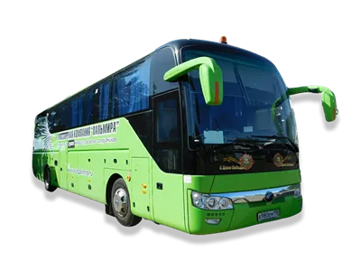 عکس دوربری شده اتوبوس سبز