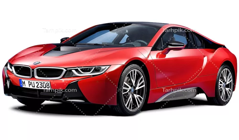 عکس دوربری شده i8 bmw
