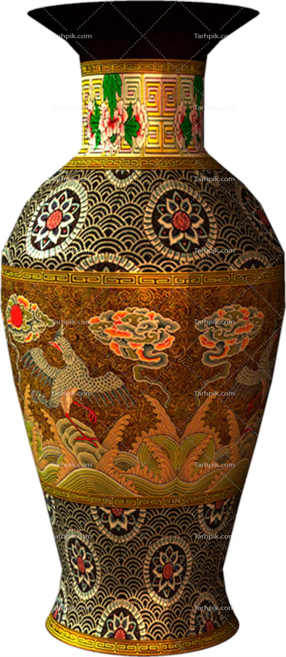 عکس دوربری شده کوزه باستانی