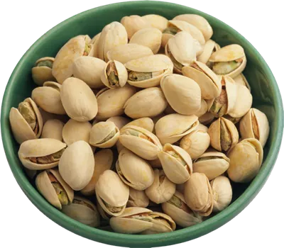 عکس دوربری پسته های خندان در کاسه