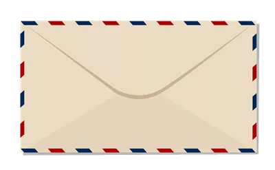 عکس دوربری شده پاکت نامه