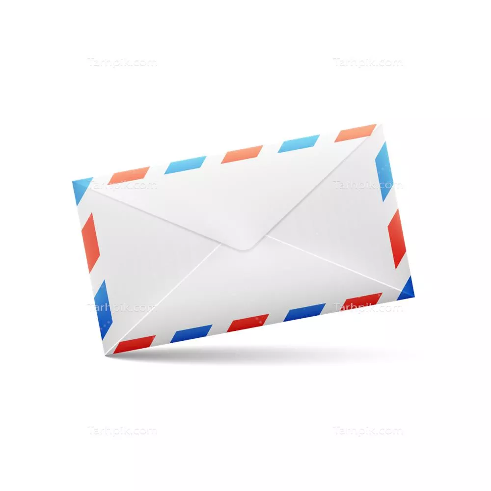 عکس دوربری پاکت نامه با زاویه خاص