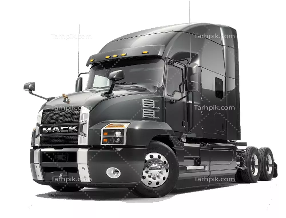 عکس دوربری شده کامیون مشکی