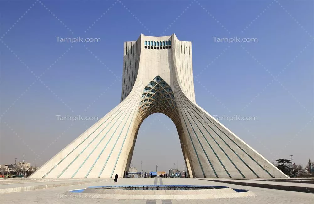 تصویر میدان آزادی تهران با کیفیت عالی مناسب چاپ