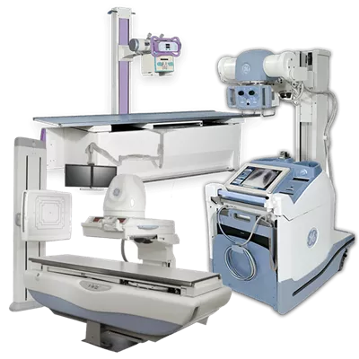 عکس دوربری شده دستگاه رادیولوژی