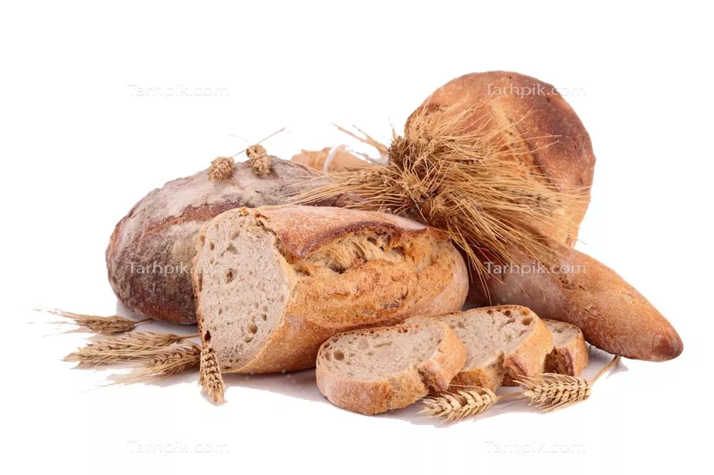 عکس دوربری نان شیرینی گندم نان سبوس دار