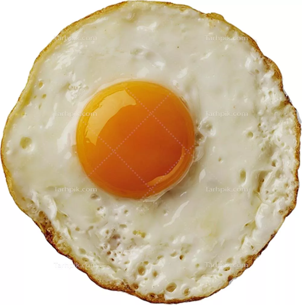 عکس دوربری صبحانه تخم مرغ نیمرو