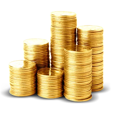 عکس دوربری شده سکه های طلا