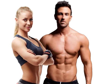 عکس دوربری شده بدنساز زن و مرد