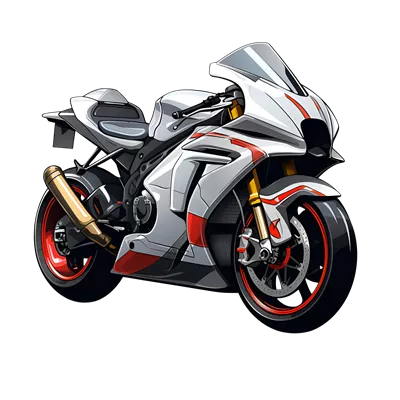 عکس دوربری شده موتورسیکلت با کیفیت بالا