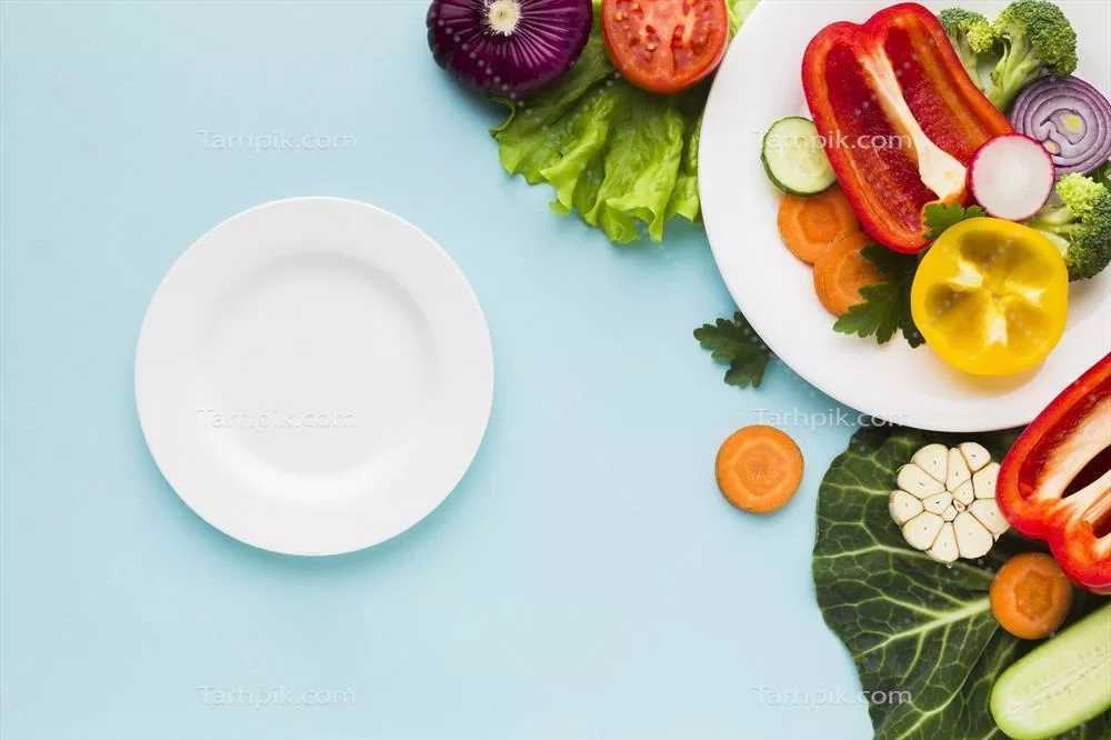 تصویر مفهوم رژیم غذایی سالم