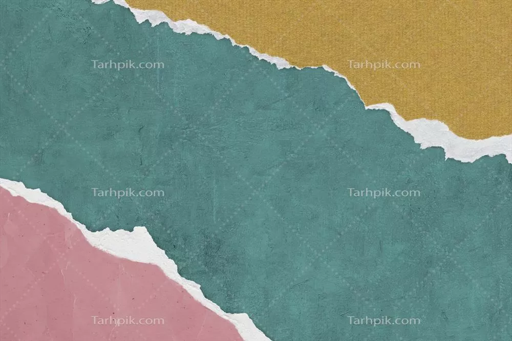 عکس پس زمینه رنگارنگ کاغذ پاره شده