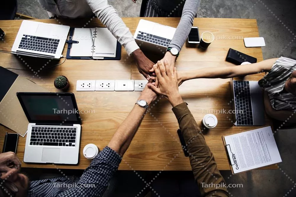 عکس با کیفیت پیمان همکاری افراد بیزینس