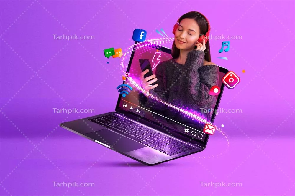عکس با کیفیت مفهوم تاثیر گذاری زن در بازاریابی