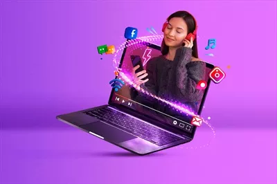 عکس با کیفیت مفهوم تاثیر گذاری زن در بازاریابی