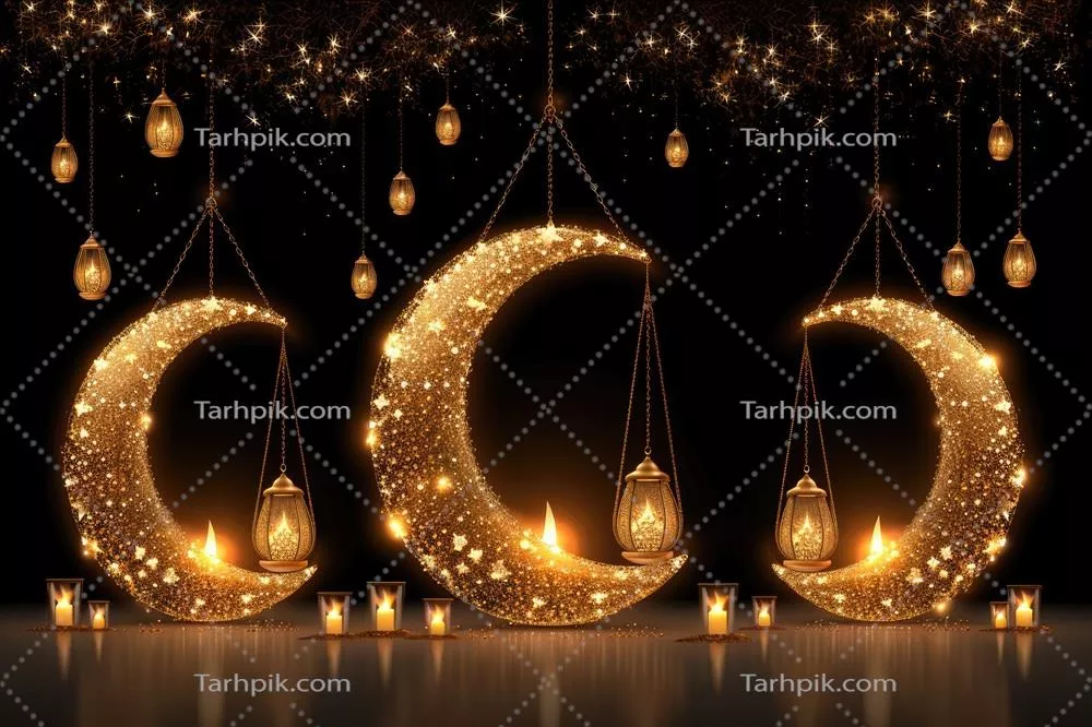 عکس پس زمینه ماه مبارک رمضان