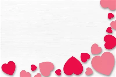 عکس قلب های کاغذی برای روز ولنتاین