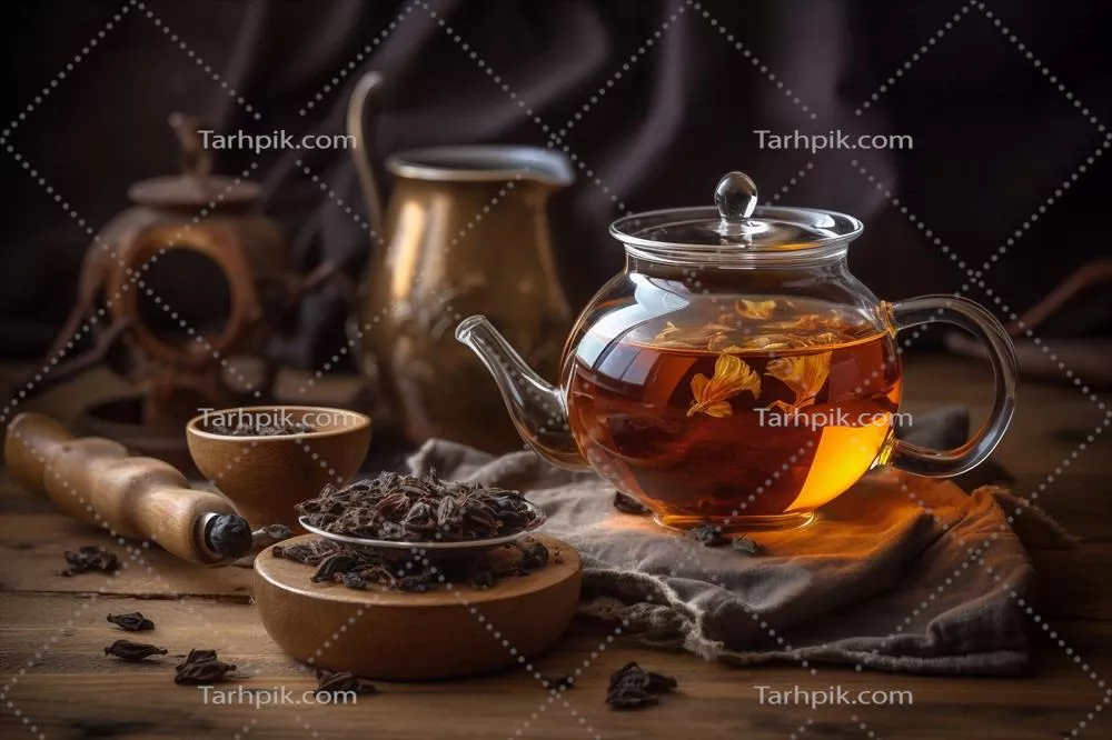 عکس قوری چای و فنجان