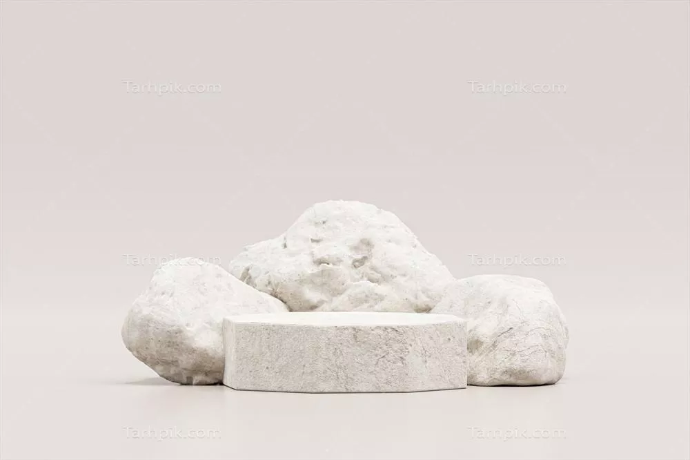 عکس سکوی معرفی محصول سنگی