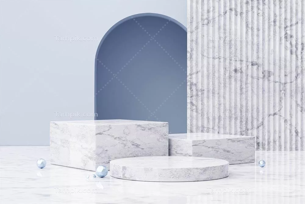 عکس سکوی معرفی محصول مرمر