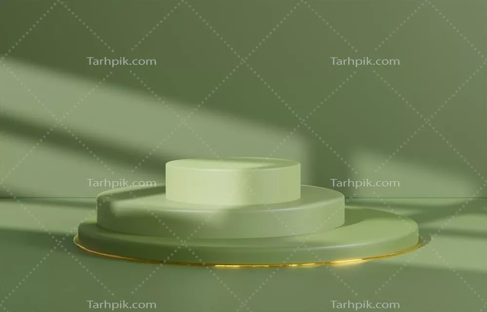 عکس سکوی معرفی محصول سبز