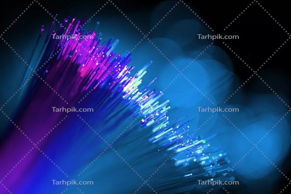 عکس پس زمینه فیبر نوری