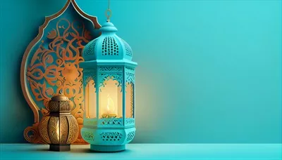 عکس تصویر زمینه ماه مبارک رمضان بنر اسلامی