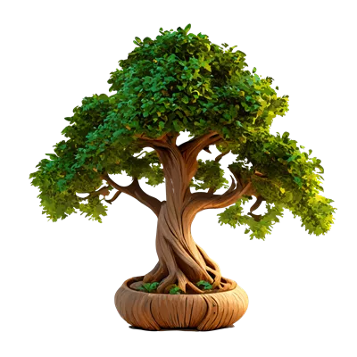 عکس دوربری درخت بونسای