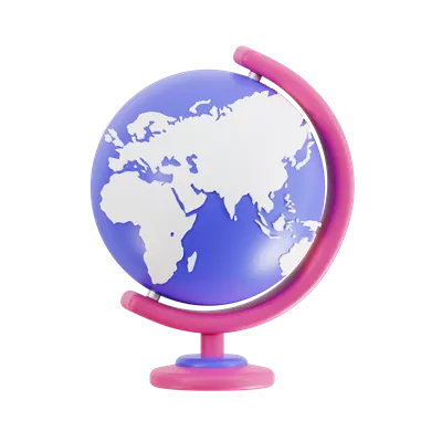 عکس دوربری کره زمین فانتزی سه بعدی کارتونی