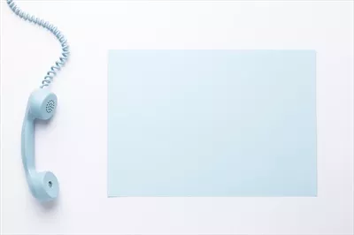 عکس کادر خالی با تلفن