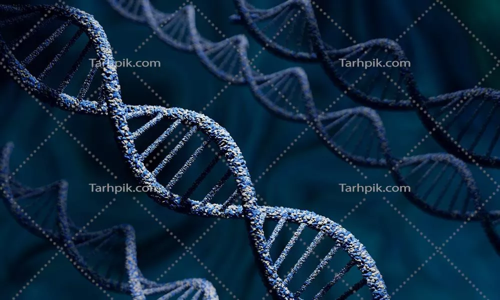 عکس مارپیچی مولکول DNA