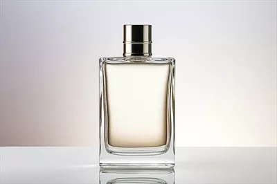 عکس ماکت خالی بطری عطر شیشه ای بدون لیبل