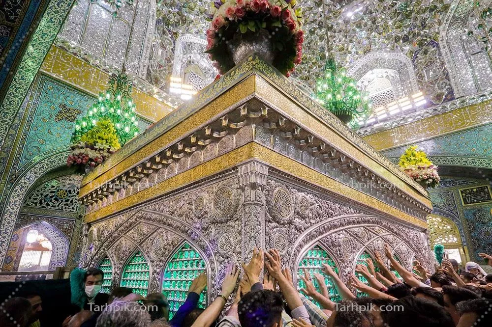 عکس ضریح حرم مطهر امام رضا